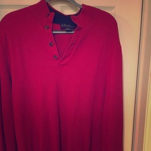 Brooks Brothers 1/4 button Waffle Knit